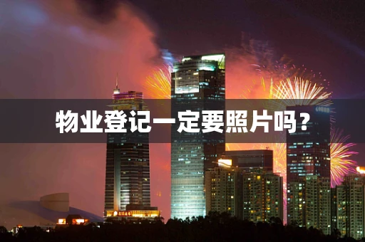 物业登记一定要照片吗？