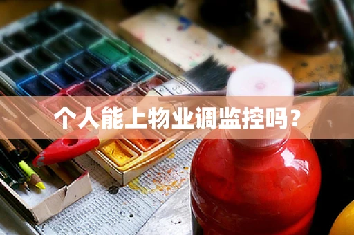 个人能上物业调监控吗？