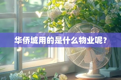 华侨城用的是什么物业呢？