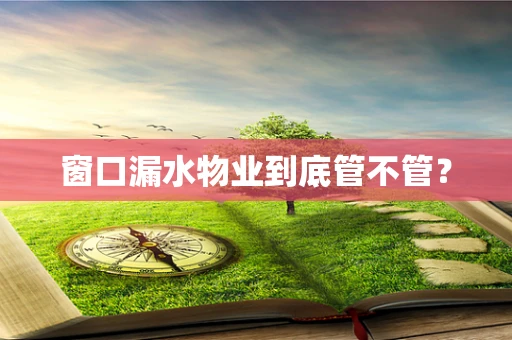 窗口漏水物业到底管不管？