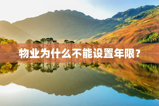 物业为什么不能设置年限？