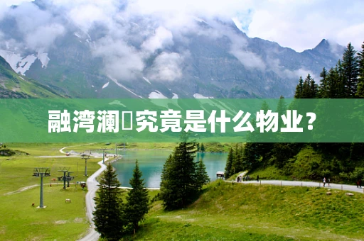 融湾澜玥究竟是什么物业？