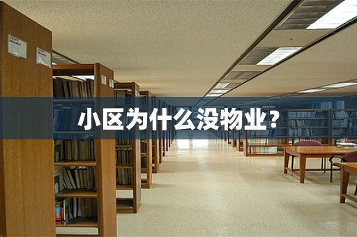 小区为什么没物业？