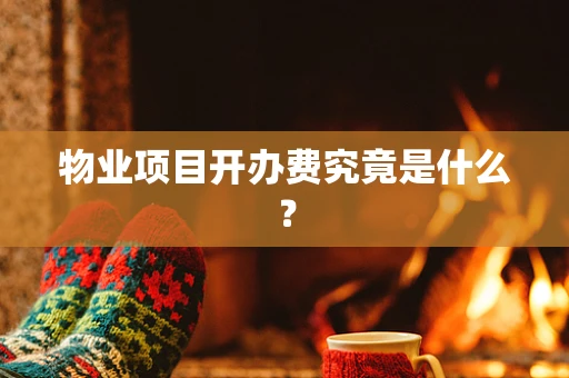 物业项目开办费究竟是什么？