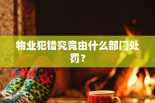 物业犯错究竟由什么部门处罚？