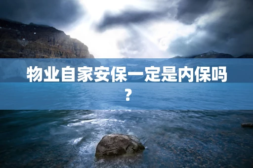 物业自家安保一定是内保吗？