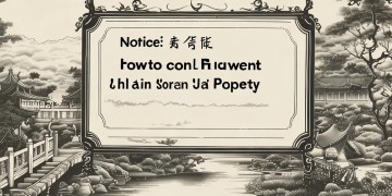山水苑物业该如何进行通知？